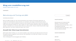Desktop Screenshot of blog.modellierung.net