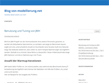 Tablet Screenshot of blog.modellierung.net